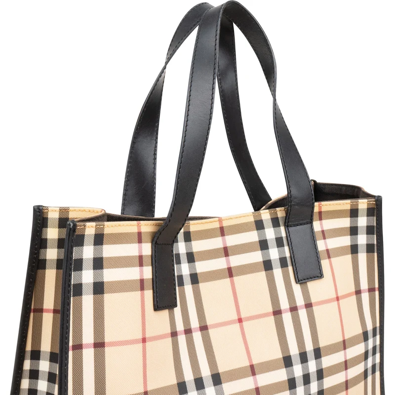 Burberry Nova-Check Monogram Shoulder Bag