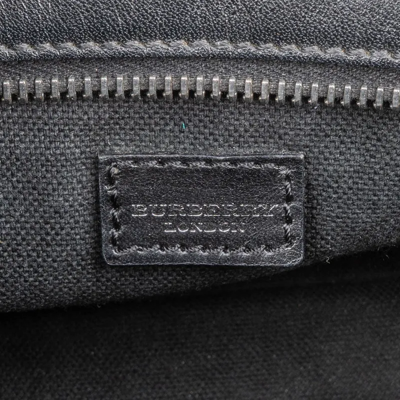 Burberry Nova-Check Monogram Studded Shoulder Bag