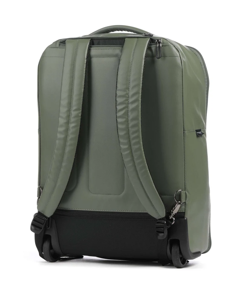 Mandarina Duck Coated Rucksack-Trolley pine green