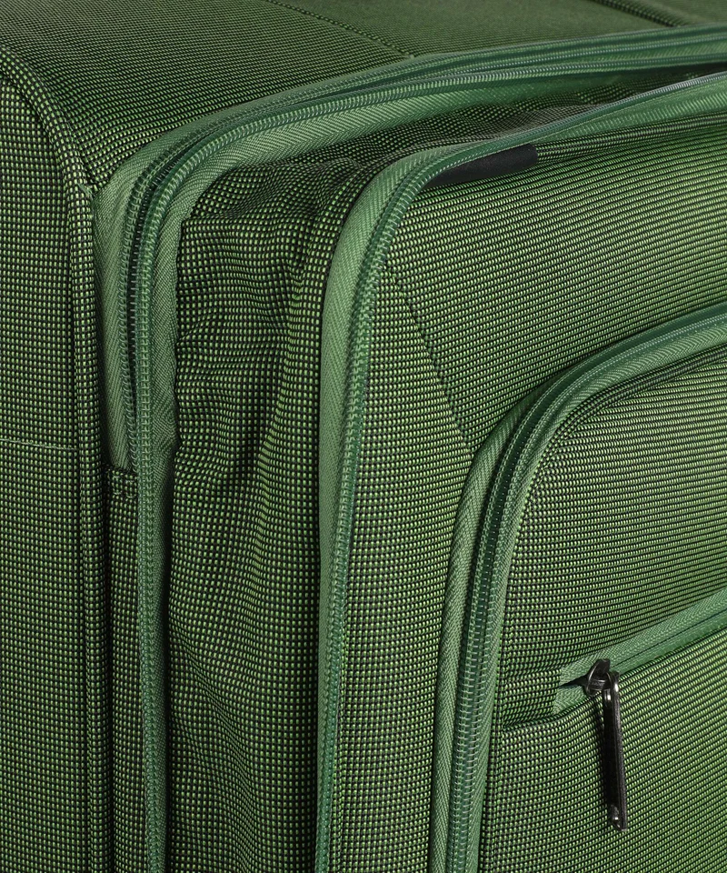 Travelite Cubis 4-Rollen Trolley Set green
