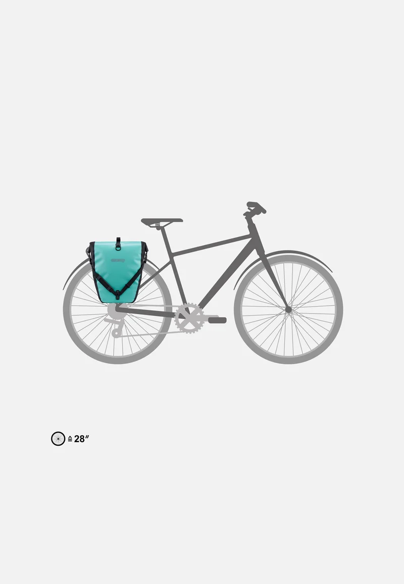 Back-Roller Free QL2.1 Lagoon Black - Fahrradtasche
