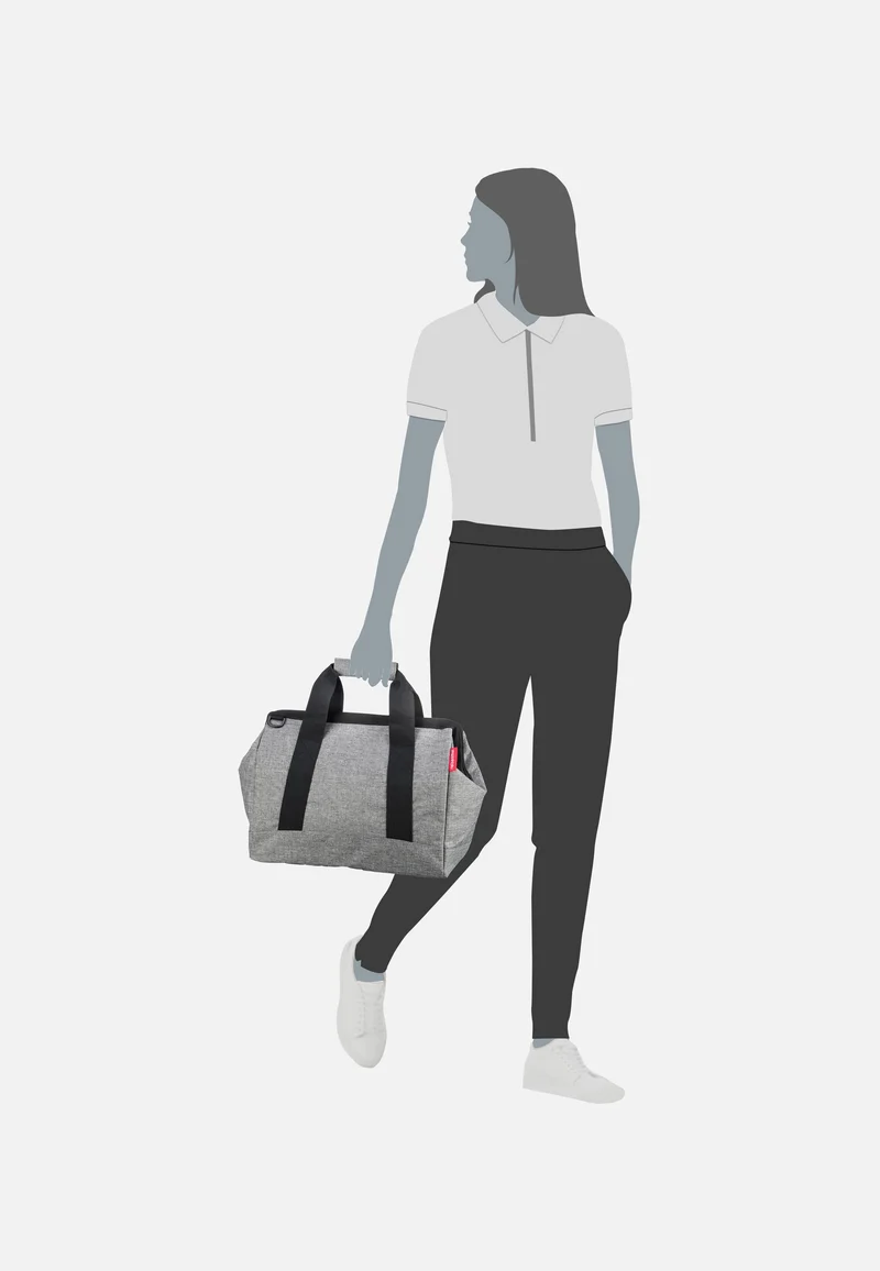 Allrounder M Twist Silver - Dufflebag