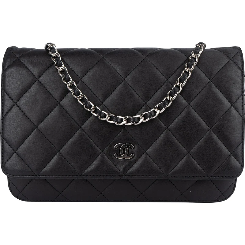 Chanel Quilted Lambskin Wallet On Chain Crossbody Bag