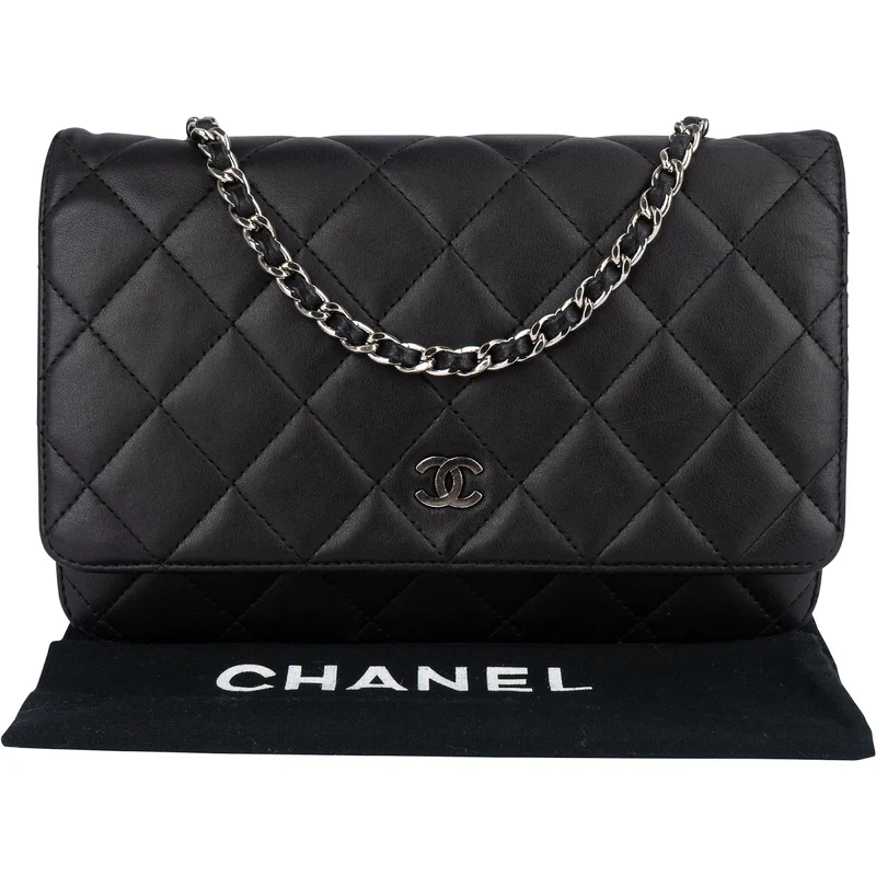 Chanel Quilted Lambskin Wallet On Chain Crossbody Bag