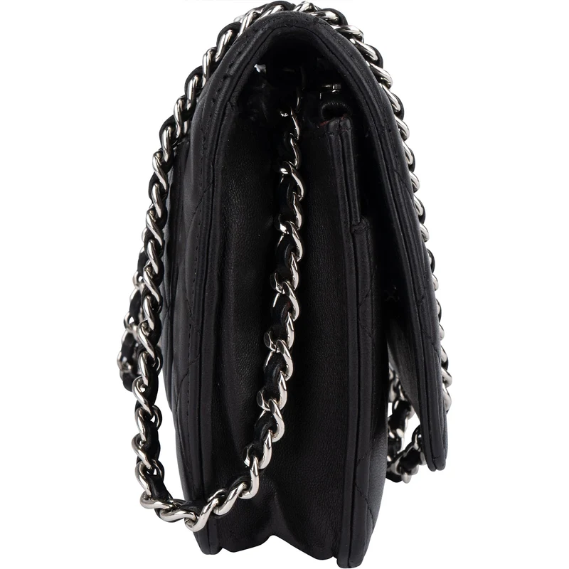 Chanel Quilted Lambskin Wallet On Chain Crossbody Bag