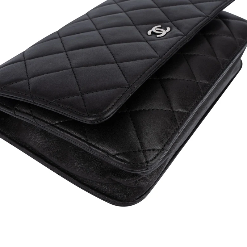 Chanel Quilted Lambskin Wallet On Chain Crossbody Bag