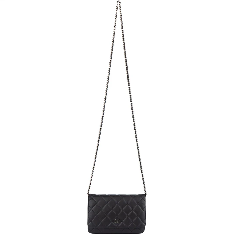 Chanel Quilted Lambskin Wallet On Chain Crossbody Bag