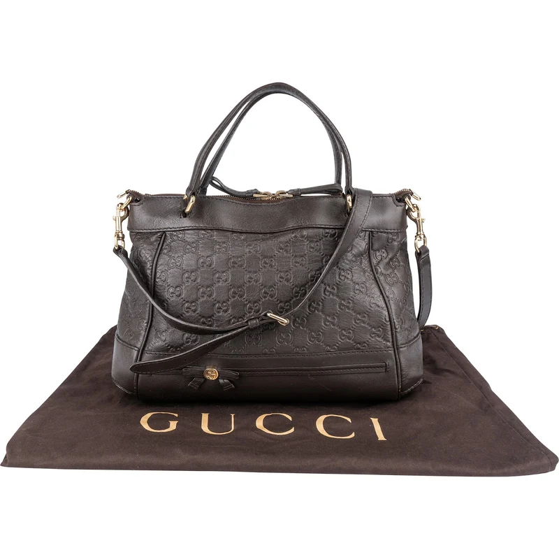Gucci Guccissima Leather Mayfair Princy Tote Handbag