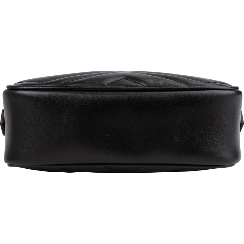 Gucci Chevron Leather Marmont Matelassé Mini Crossbody Bag