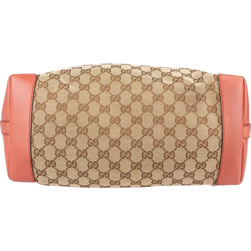 Gucci Monogram GG Canvas Bree Tote Shopper Shoulder Bag