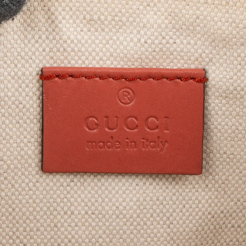 Gucci Monogram GG Canvas Bree Tote Shopper Shoulder Bag