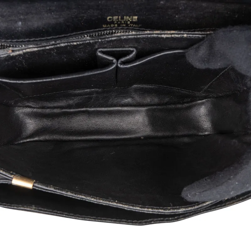 Céline Box Calf Leather Triomphe Shoulder Bag