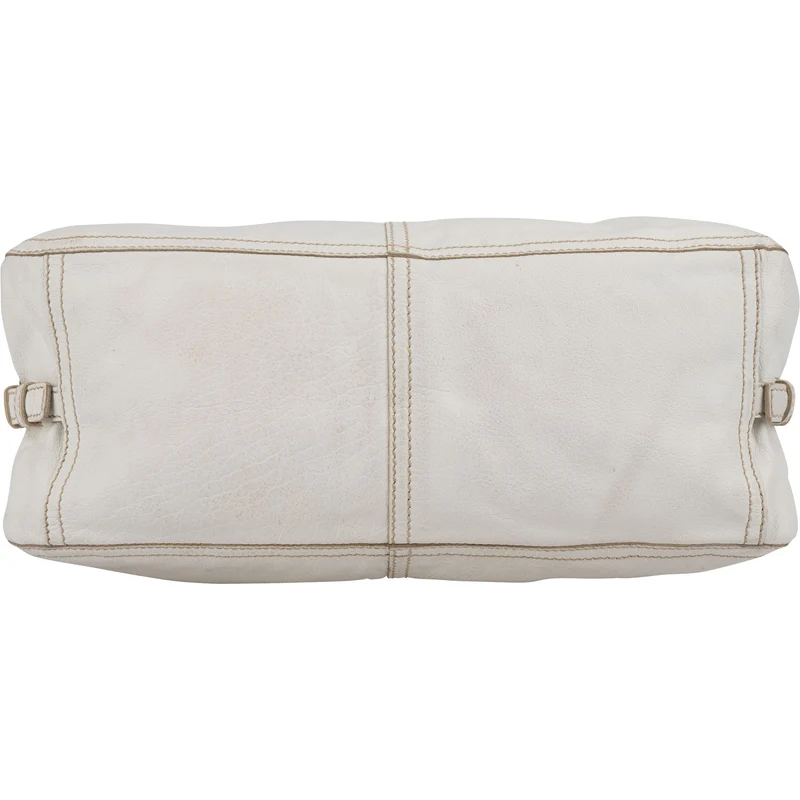 Prada Leather Double Pocket Triangle Shoulder Bag