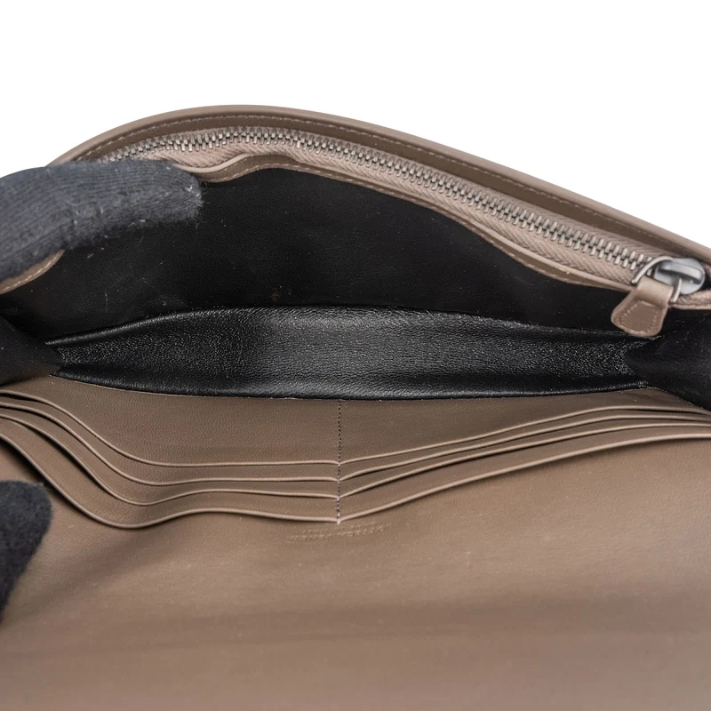 Bottega Veneta Intrecciato Leather Wallet On Chain Crossbody Bag
