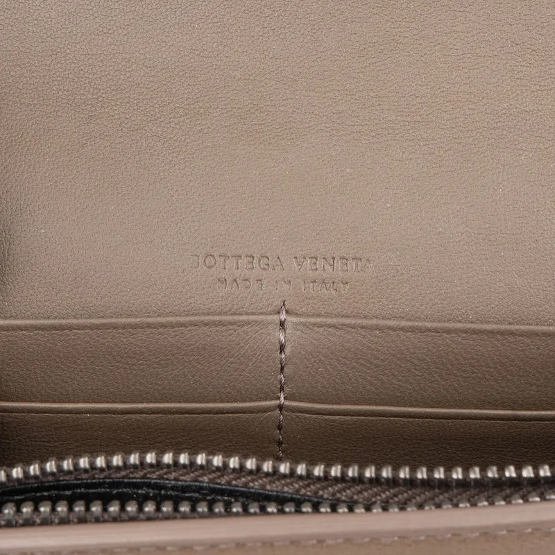 Bottega Veneta Intrecciato Leather Wallet On Chain Crossbody Bag