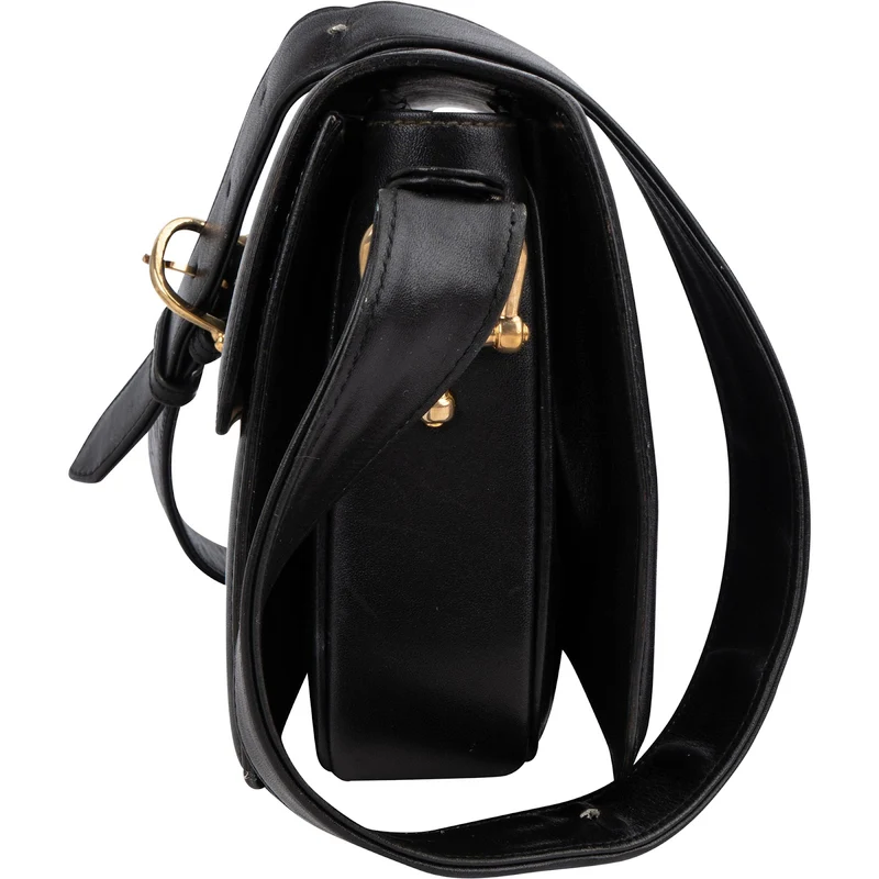 Céline Back Boxcalf Horse Carriage Triomphe Shoulder Bag