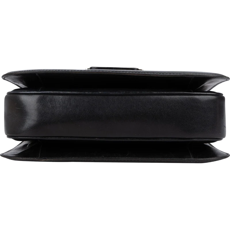 Céline Back Boxcalf Horse Carriage Triomphe Shoulder Bag