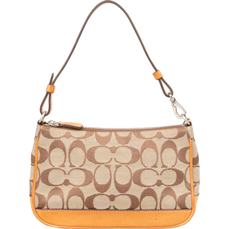 Coach Monogram Signature Canvas Demi Handbag