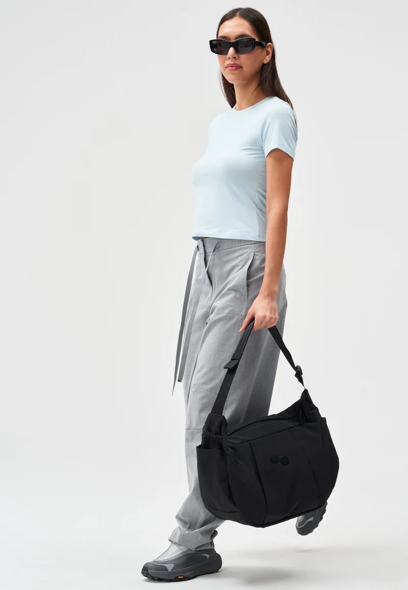Krumm Large Crinkle Black - Hobo Bag