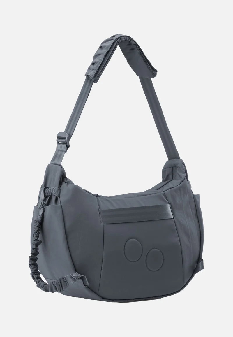 Krumm Large Crinkle Grey - Hobo Bag