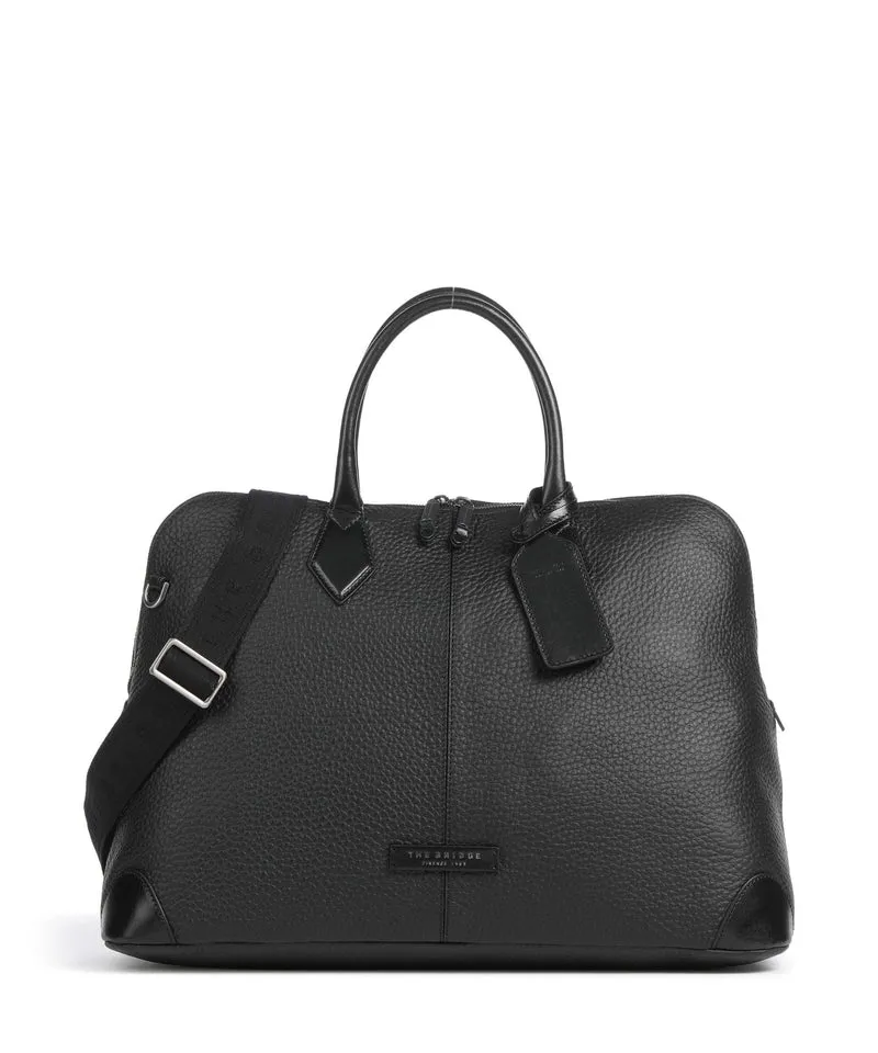 The Bridge Travel Soft Weekender nero