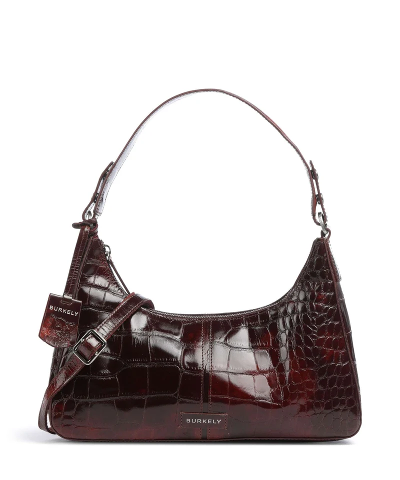 Burkely Cool Colbie Schultertasche burgundy patent