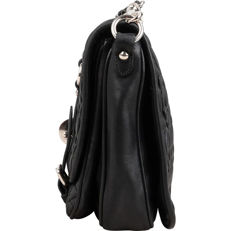 Miu Miu Matelassé Nappa Leather Cuir Turnlock Flap Crossbody Bag