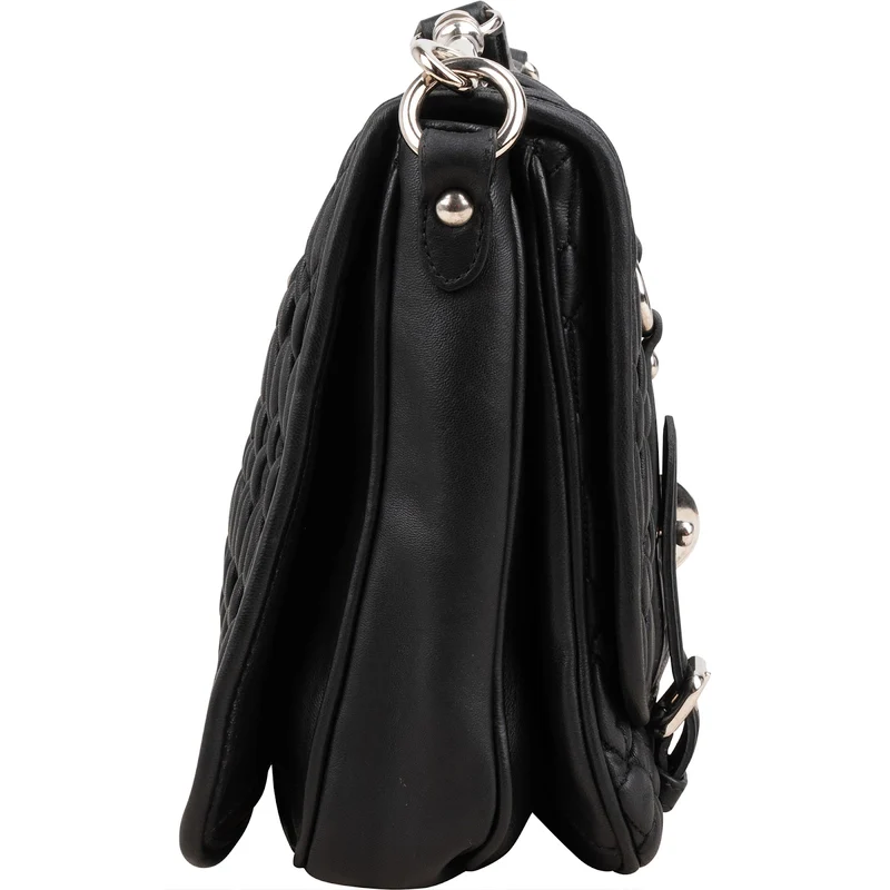Miu Miu Matelassé Nappa Leather Cuir Turnlock Flap Crossbody Bag