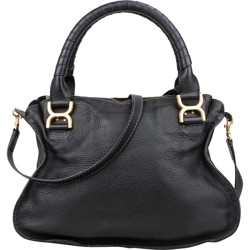 Chloé Grained Leather Medium Marcie Hobo Handbag