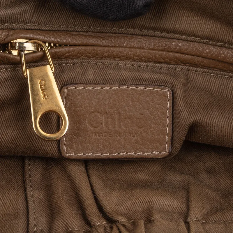 Chloé Grained Leather Marcie Shoulder Bag
