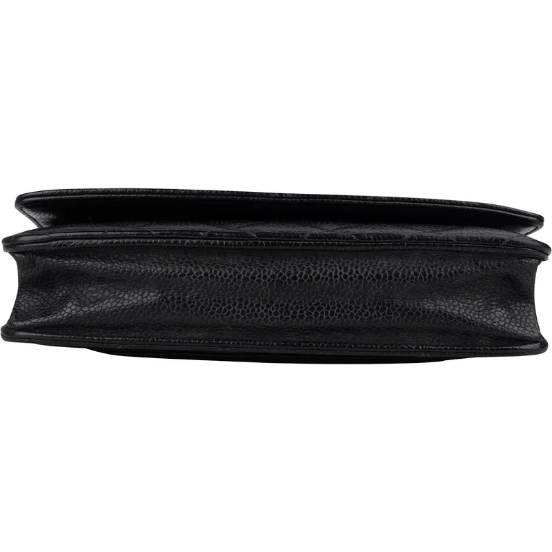Chanel Quilted Caviar Leather Wallet On Chain Crossbody Bag