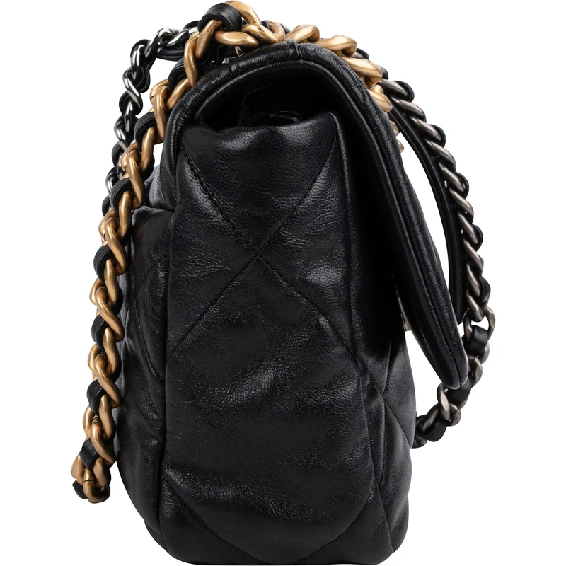 Chanel 19 Quilted Lambskin Single Flap Crossbody Bag