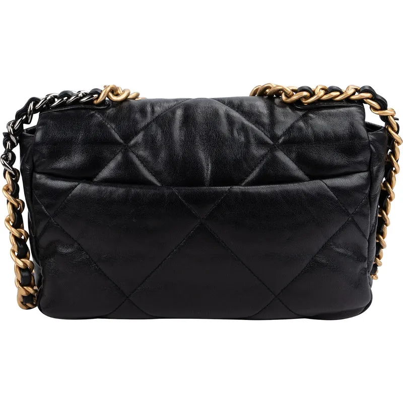 Chanel 19 Quilted Lambskin Single Flap Crossbody Bag