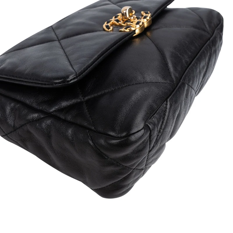 Chanel 19 Quilted Lambskin Single Flap Crossbody Bag