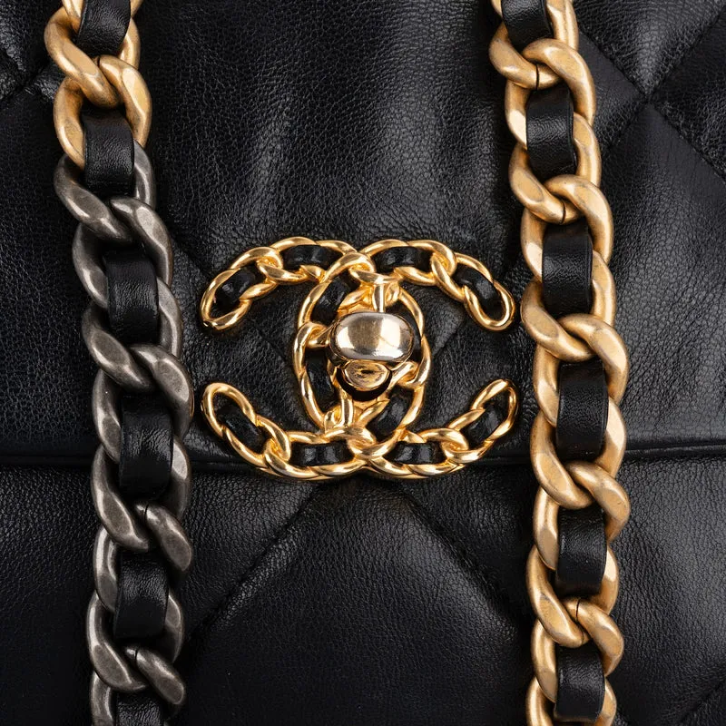 Chanel 19 Quilted Lambskin Single Flap Crossbody Bag