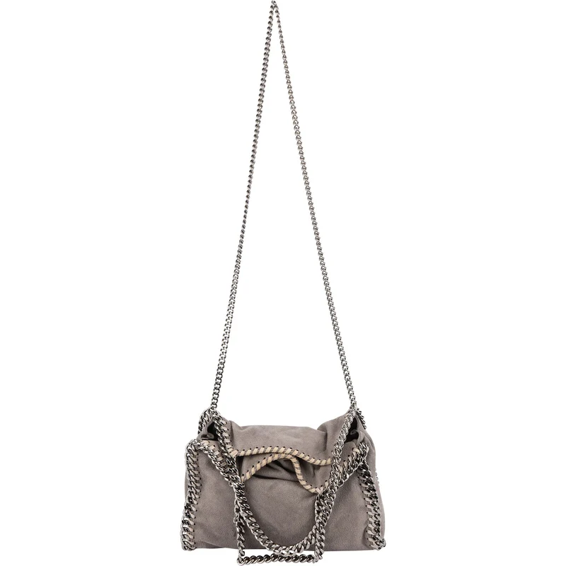 Stella McCartney Shaggy Falabella Fold Over Tote Crossbody Handbag