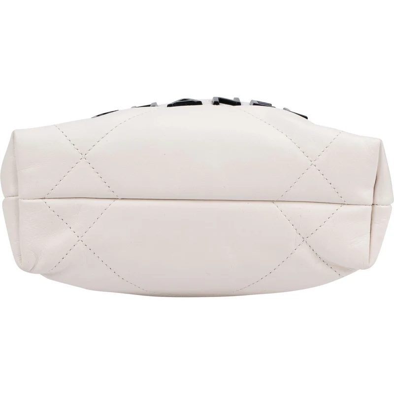 Chanel 22 Quilted Stitched Lambskin Small Drawstring Crossbody Handbag
