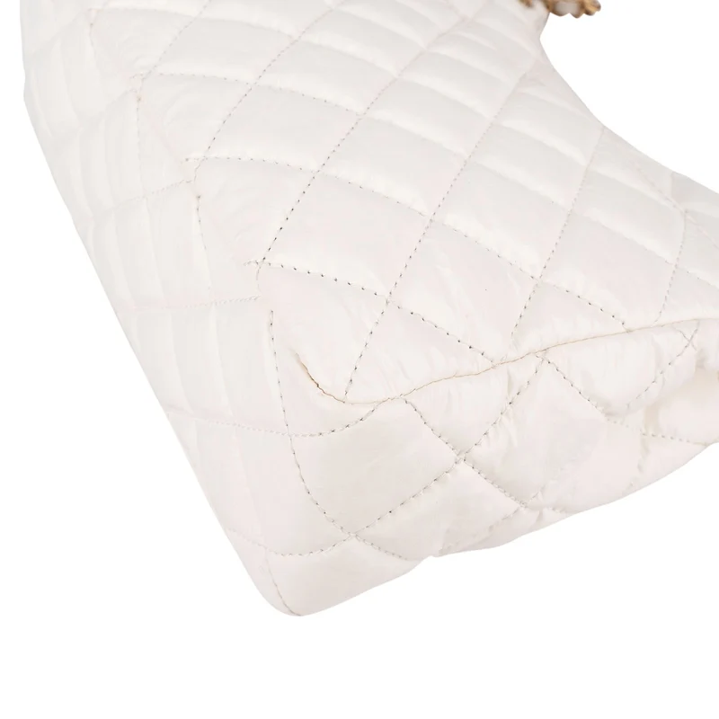 Chanel Quilted Leather Small Wavy CC Crossbody Bag