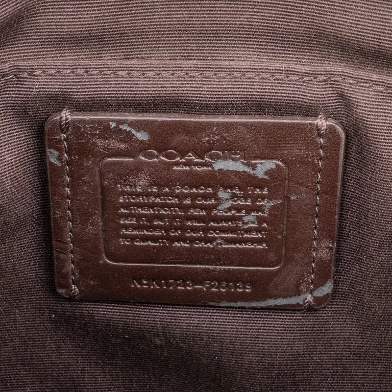 Coach Monogram Signature Canvas Prairie Satchel Handbag