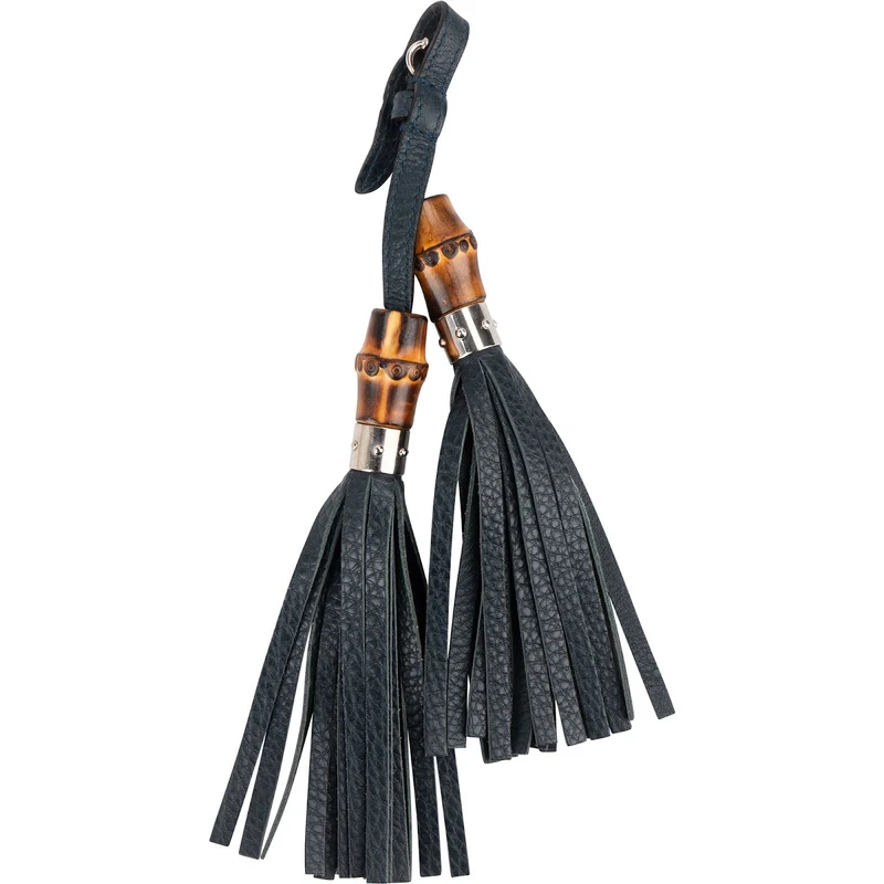 Gucci Leather Bamboo Tassel Bag Charm