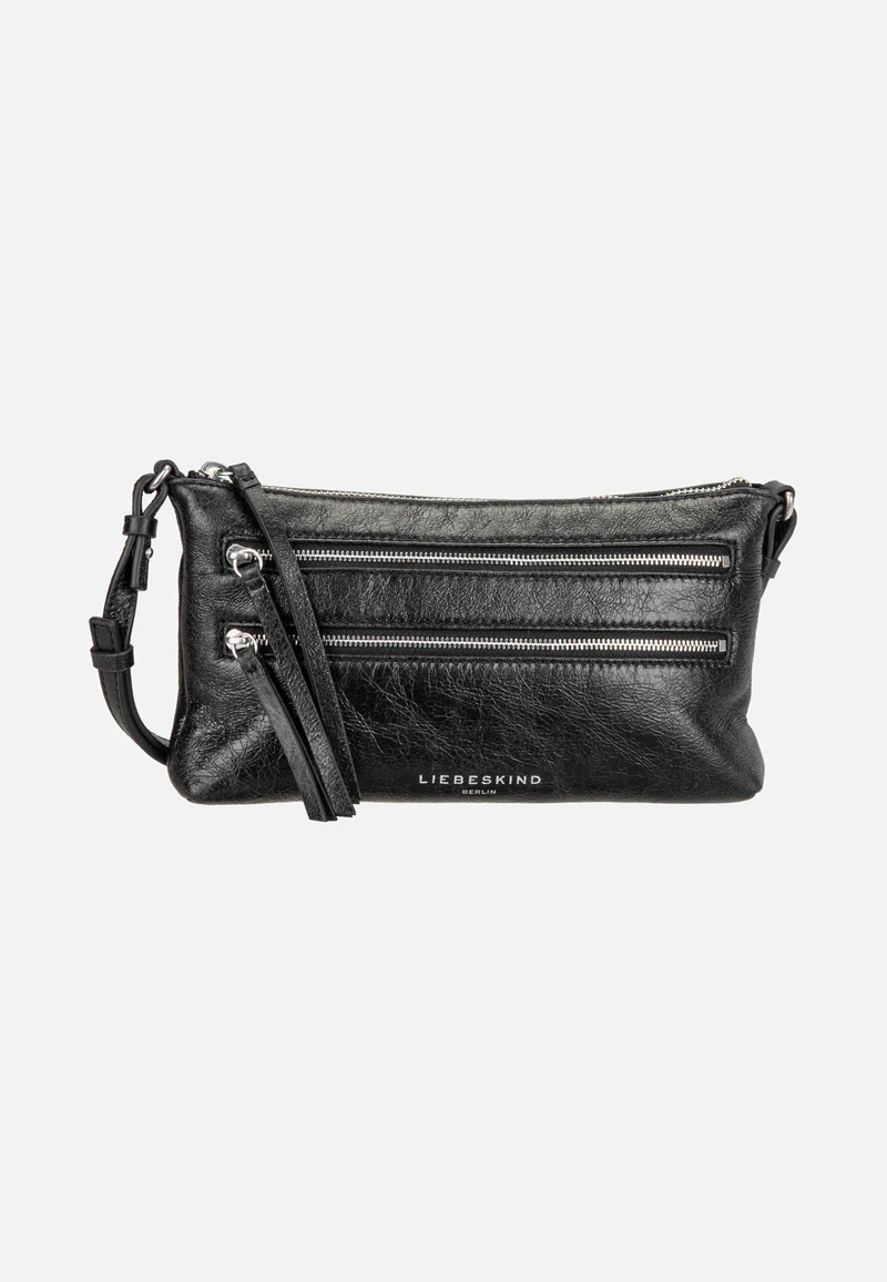 Zena S Single Lamb Crunch Black - Crossbody Bag