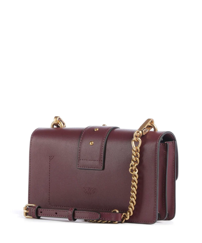 Pinko Love One Mini Umhängetasche ribes intenso/antique gold