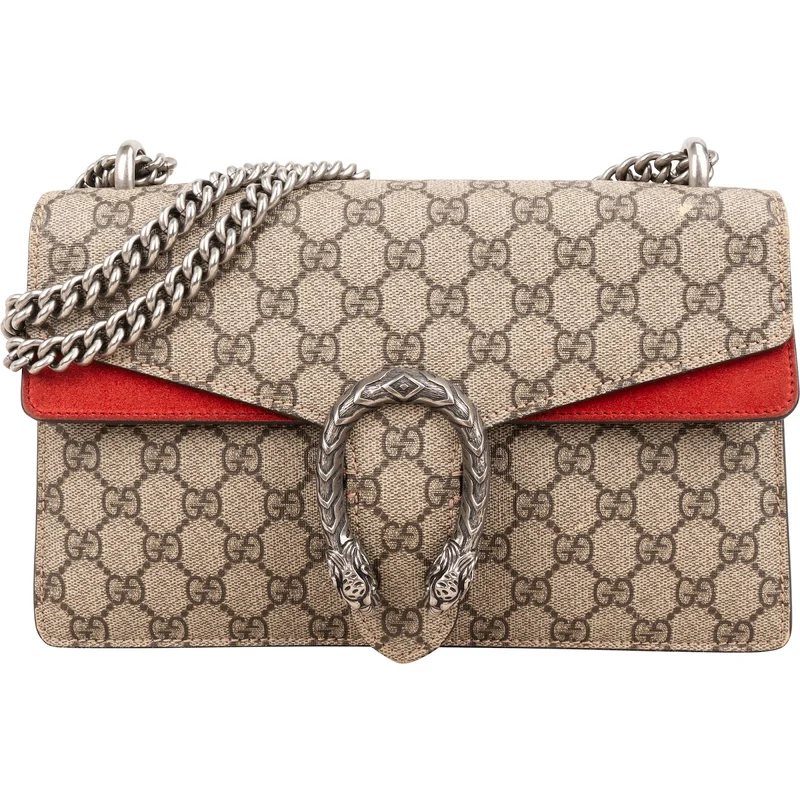 Gucci Monogram GG Supreme Canvas Dionysus Shoulder Bag