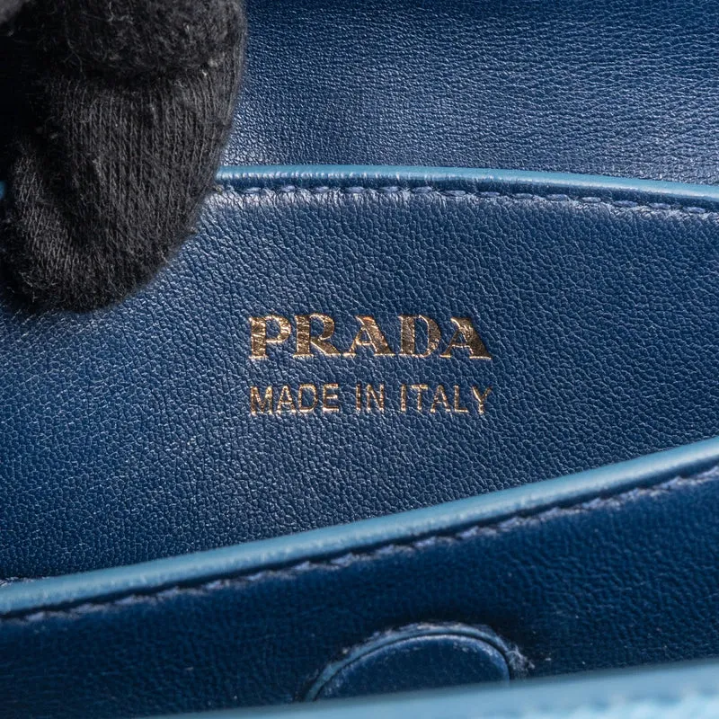 Prada Saffiano Leather Small Double Handbag