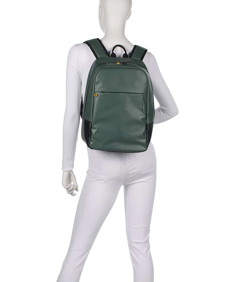 Mandarina Duck Coated Rucksack deep green