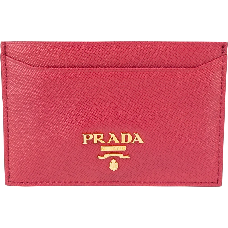 Prada Saffiano Leather Card Holder Case