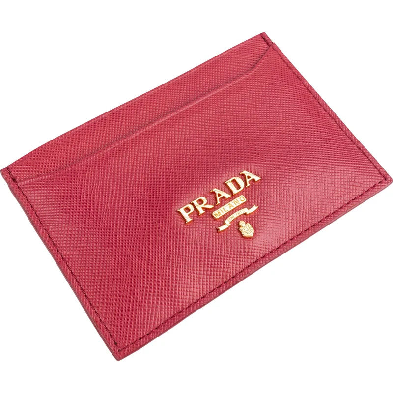 Prada Saffiano Leather Card Holder Case