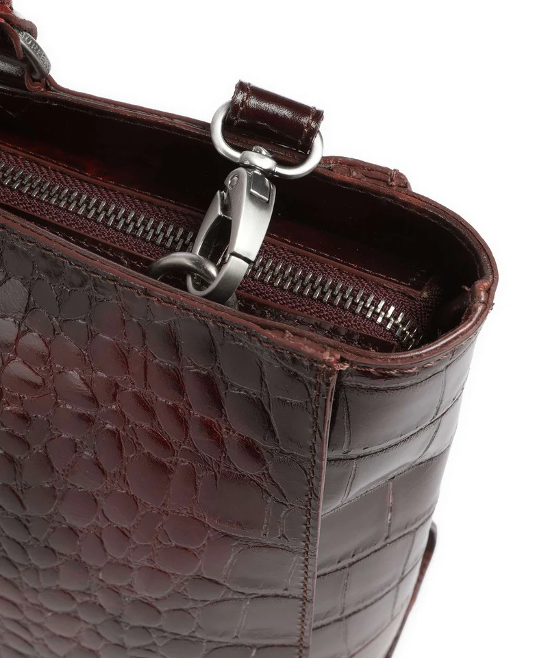 Burkely Cool Colbie Shopper burgundy patent