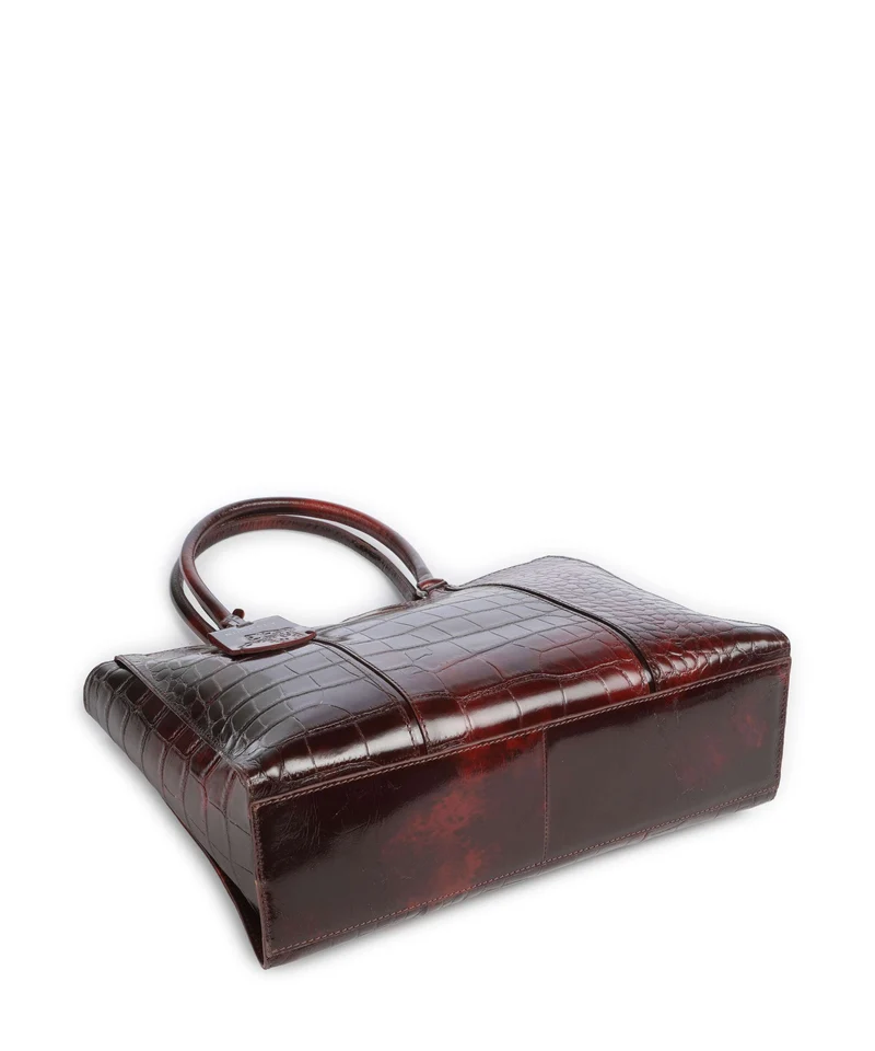 Burkely Cool Colbie Shopper burgundy patent