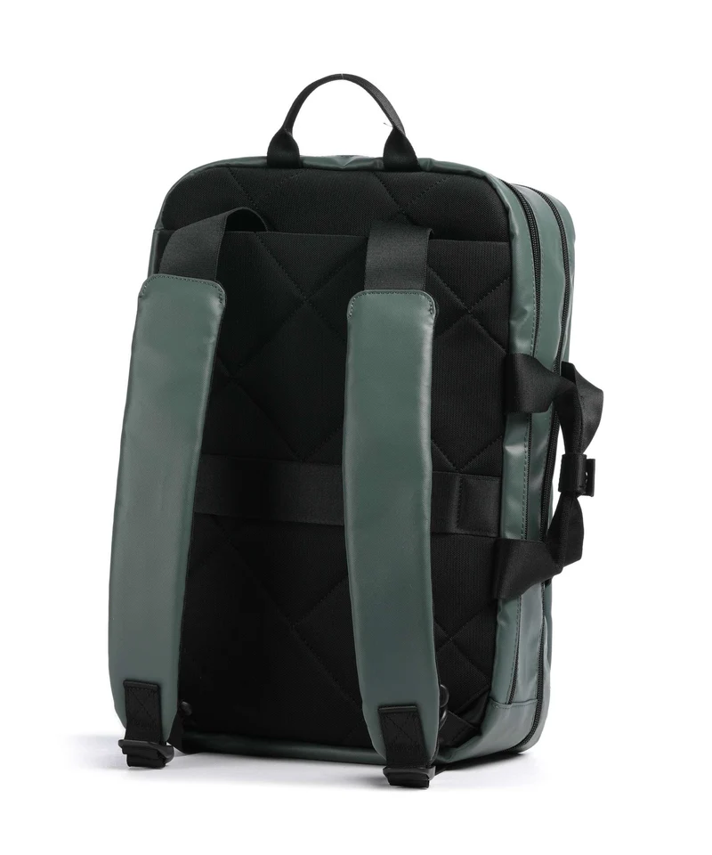 Mandarina Duck Coated Rucksack-Tasche deep green